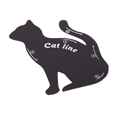 Plantilla de Deluxe para Delineador de Ojos con Forma de Gato, 2 Piezas miniatura 3