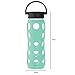 Lifefactory 22-Ounce BPA-Free Glass Water Bottle with Classic Cap and Protective Silicone Sleeve, Sea Green