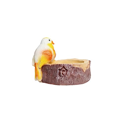 Image of Wonderland Decorative Resin Love Bird Feeder /Bird Bath (Home Decor, Garden Decor, Gift Item, Balcony)