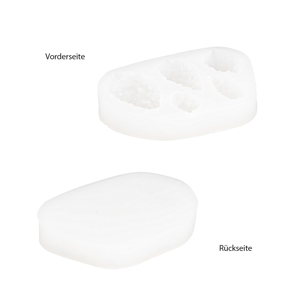 Ideen Mit Herz Stampo In Silicone Per 19 Case Miniature – Per Gesso, Cemento, Resina E Cioccolato (Uso Alimentare)