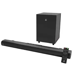 iGear Amplify 120W Bluetooth Soundbar with HiFi Bass & Subwoofer | Signature Sound, Home Theatre, BT v5.3, Smart Control Panel, HDMI, Optical, USB, AUX | Remote Control - Music System for Home (Black)