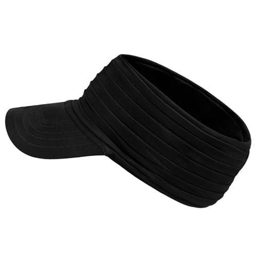 Image of Sports Sun Visor for Men Women UV Protection Lightweight Packable Stretchy Hats for Running, Tennis, Golf