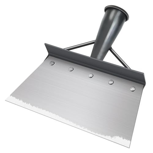 Multi-Functional Cleaning Shovel, Heavy Duty Garden Tool Steel Flat Shovel, Garden Scraper Shovel Farm for Digging, Lawn Edging,Weed Removal, 8.3in/21cm