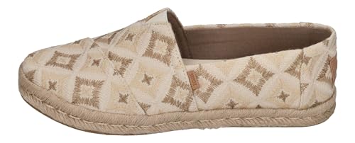 Image of TOMS Women's, Alpargata Rope Espadrille Slip-On, 7, Natural Geo