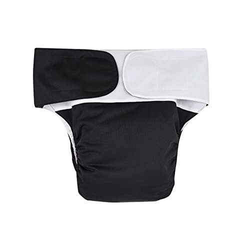 harayaa Pañal de tela para adultos Pañal Cintura a prueba de fugas Transpirable Elástico Cómodo Lavable Reutilizable, Hombres, Mujeres, Ancianos