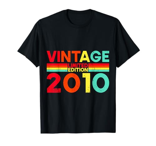 12 Year Old Vintage 2010 Limited Edition 12th Birthday T-Shirt