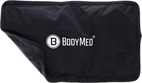 Image of BodyMed Reusable Gel Ice Pack Cold Compress (2-Pack) for Back, Shoulder, Neck, & Knee - Professional Grade Cold Therapy for Injuries, Aches, Swelling, Bruises, Sprains - 12 in. x 7 in. (Half)