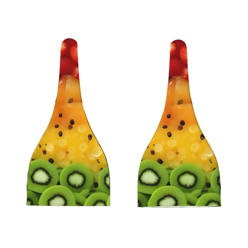 Newborn Baby Hat, Fresh Fruit Print Soft Top Knot Beanie Cap, Cute Baby Headwear for 0-6 Months Black3