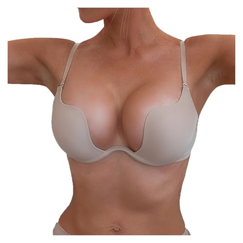Soutien-gorge push up anti-marques sans couture pour robe de mariée