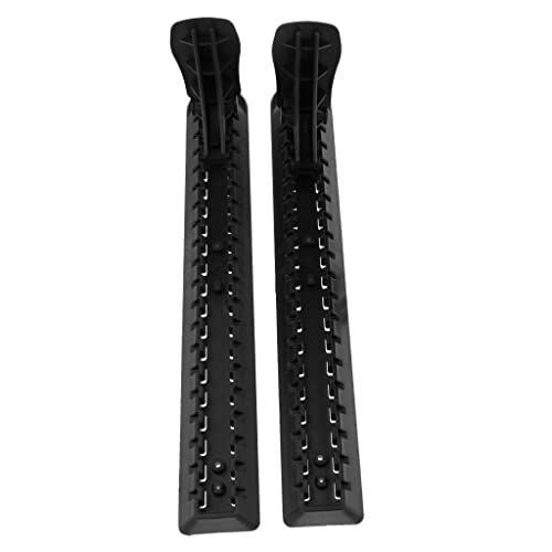 UJEAVETTE 1 Pair Nylon Kayak Boat Canoe Foot Brace Pedal Feet Rest with Mounting Screws Washers