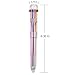 HeTaoCat Multicolor Pens 1 Pack 0.5mm 10-in-1 Retractable Ballpoint Pens - 10 Colors Transparent Barrel Ballpoint Pen for Office Supplies (Multicolor)