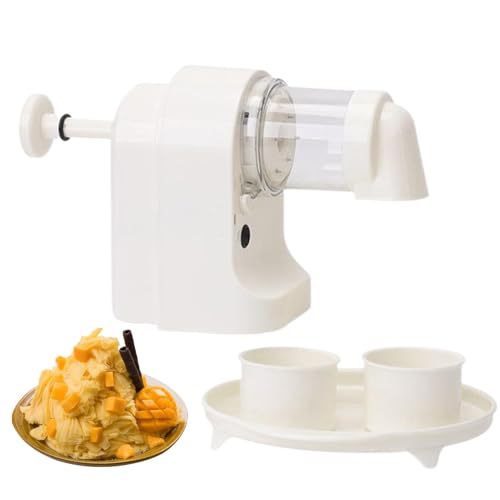 Máquina de cono de nieve, máquina de hielo afeitado con bandejas, Trituradora de cono de nieve eléctrica con bandejas, 2000mah Gadgets de cocina de batería para cafés, bares, reuniones familiares
