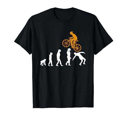 L'evoluzione di un mountain biker! Design divertente per appassionati di mountain bike uomini e donne con umorismo. Il tuo sport è in discesa! Ideale per Natale, compleanno, festa del papà o festa della mamma.