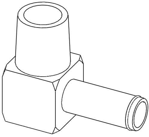 Replacement for fits Log Splitter Fitting, Hydraulic 4501-10-12-Fg Part# 07001602