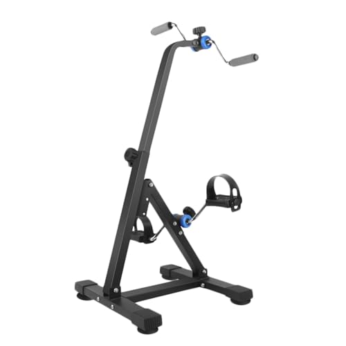 YYLMKMFC Ejercitador de Pedales for Bicicleta, Mini Bicicletas estáticas, ejercitador de Pedales, con Mango Ajustable, Adecuado for Cualquier Persona