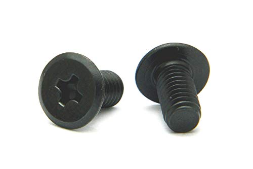ステンレス/SSブラック (+) スリムヘッド小ねじ Ｍ４×１０ (10本入り)