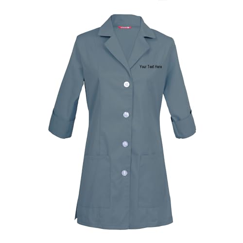 Blouse de laboratoire femme brodée et personnalisable TAILOR'S manches 3/4