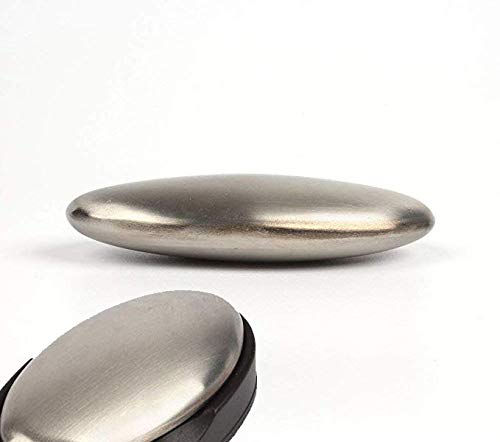 ropto 2 Packs Stainless Steel Soap Hand Odor Remover bar Eliminating Smells Like Onion Garlic Scents from Hands and Skin Kitchen Gadgets