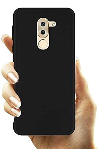 Image of Mobile Back Cover Case for Honor 6X, Bln-Al10, Bll-L22, Bln-L21 (Silicone Case|CameraProtection|Black SC1510)