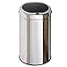 KITCHEN MOVE One Touch Corps - Pattumiera con Apertura Automatica in Acciaio Inox, Finitura Lucida a Specchio 30 litres Ø 30cm x H 54 cm