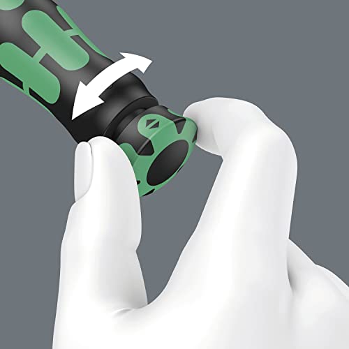 Wera 05075604001 Click-Torque A 5 Drehmomentschlüssel mit Umschaltknarre, 1/4' Vierkant, 2.5-25 Nm