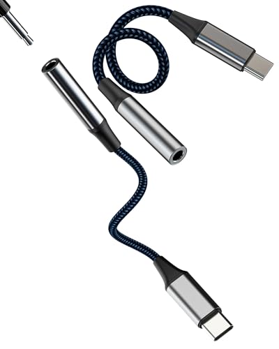 Ya en manzanajugosa.com: Adaptador USB C a Jack 3.5 mm Auriculares(2pack)para iPhone 16 15 Pro Tipo C Macho AUX Cable Dongle para Apple DAC Audio Adapter Compatible Con Samsung S25 Headphones Conector para iPad Android Coche