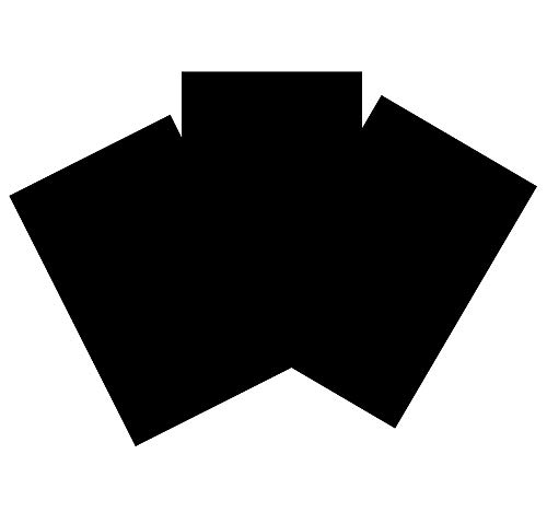 House of Card & Paper - Papel 220 gsm, color negro A3 (Pack of 50 Sheets)