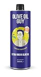 Infused Olive Oil, Olive Oil Extra Virgin, Cold Pressed Extra Virgin Olive Oil, Ancient Roots Greek Olive Oil, Early Harvest EVOO 250ml (Lemon)