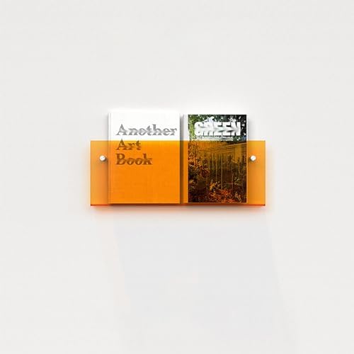 Acrylic Wall Mount Magazine Holder, Kids Room & Office Book Rack, Living Room Brochure Display Stand, Vinyl Record Organizer, Stylish Storage Solution