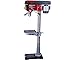 LUMBER JACK Pillar Drill Press Floorstanding 12 Speed 16mm Chuck Floor Standing 20mm Drilling Capacity Cast Iron Professional