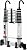 Folding Ladder Ladders,Extra Tall Retractable Telescoping Ladder for Roof Top Tent, Multi-Purpose Telesladder with Stabilizer Bar & Wheels (Color : 6.2m/20.3 Ft)