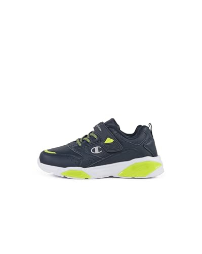 Champion Wave PU B PS Low, Sneakers, Azul (BS502), 31.5 EU