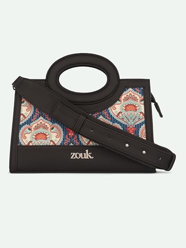 Image of ZOUK Zoe Sling Bag | Stylish Women's Crossbody Bags | Purse | Detachable Strap | Water-Resistant | Trendy Girls Side Bag | Compact & Chic