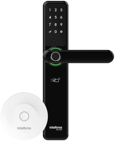 Fechadura Inteligente MFR 7000+ com Hub e Maçaneta Intelbras