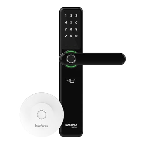 Fechadura Inteligente MFR 7000+ com Hub e Maçaneta Intelbras