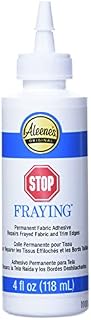 Aleene's Stop Fraying Permanent Fabric Glue 118ml, 4oz