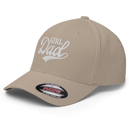 FX Girl Dad Fitted Hat Embroidered Curved Bill Mid Crown Closed-Back Structured Twill Cap