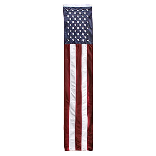 Super Tough US Flag Pulldown - High Tech Shiny Knit - 20in x 8ft
