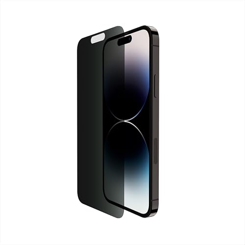 Verre trempé Belkin iPhone 14 Pro à surface traitée anti-traces et filtre de confidentialité
