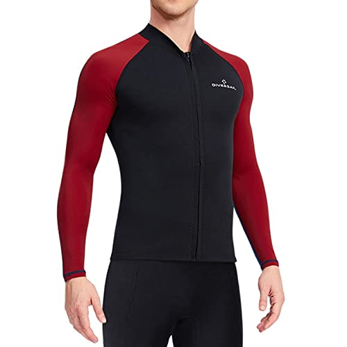 Chaqueta de neopreno para buceo con aislamiento de 1.5 mm, transpirable y suave, para hombre y mujer, adecuada para buceo miniatura 7