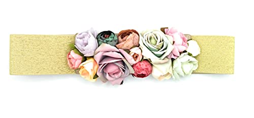 BRANDELIA Cinturones de Flores para Vestidos de Fiesta Mujer Cinturones
