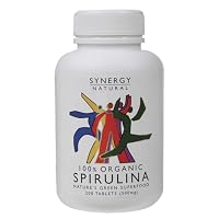 Synergy Natural Organic Spirulina 200 Tablets 500mg