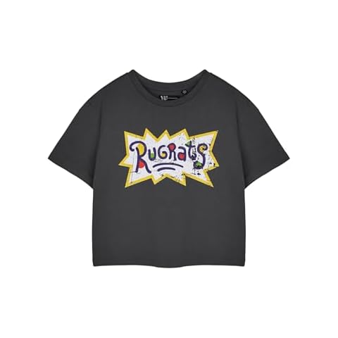 Rugrats Retro Logo Cropped T-Shirt Cover