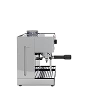 Lelit Anita PL042EM, Prosumer-Kaffeemaschine mit Mahlwerk & PLA471R Tamper für LELIT57 Filter, Rostfreier Stahl, Roter Holzgriff – Ansicht 3