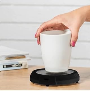 MAHITOI Large Black Candle Jar Warmer and Beverage Heater