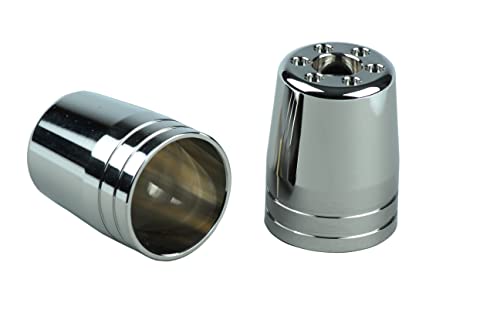 ポッシュ(POSH) バイク用品 ウルトラヘビーバーエンドアウターのみ 2個入り M8タイプ メッキ 031879-33-10