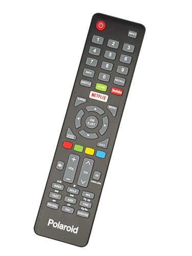 Télécommande d'origine compatible avec Zephir KDE32 KDE55, Dyon Smart 32, Smart 32 Pro, Smart 40 Pro, Smart 32 XT, Smart 43 XT, Polaroid TVS58U4KPR001...