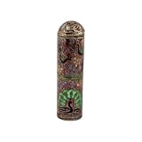 Meenakari Bottle Shape Trinket Box Container Handmade Unique Artisan 925 Sterling Silver Box