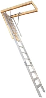 Century Attic Stairway Folding Aluminum 12 ' 300 Lb Rough Opening 25-1/2