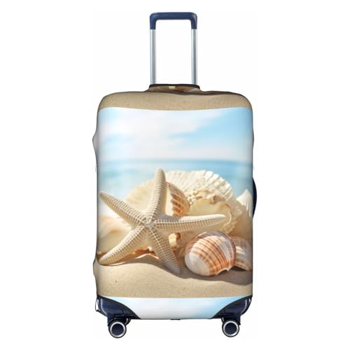 Shell Starfish Suitcase Cover Luggage Protector Fits Four Sizes Suitcase